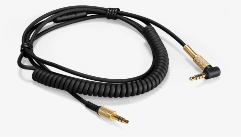 Audio Cable With Mic Black Black"   Data Srcset="https - Marshall Aux Kabel, HD Png Download, Free Download